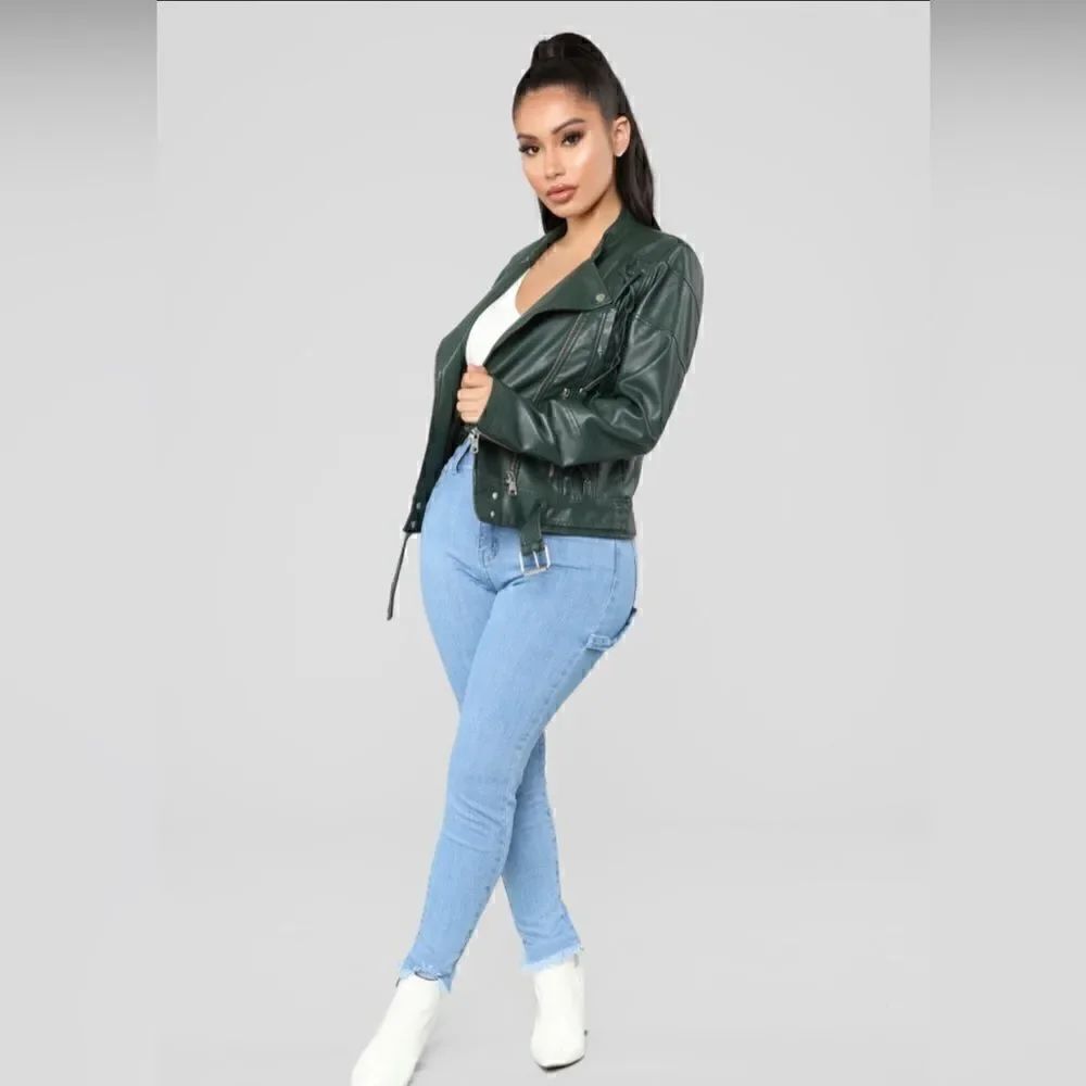 "Chic NWT Fashion Nova French Mole Moto Jacket – Your New Statement Piece!"